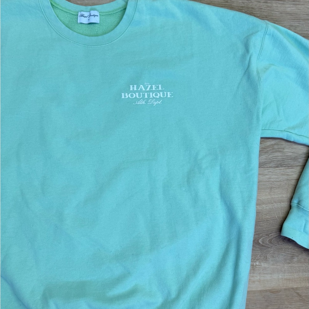 Hazel Mint Green Sweatshirt - Picture 5 of 6